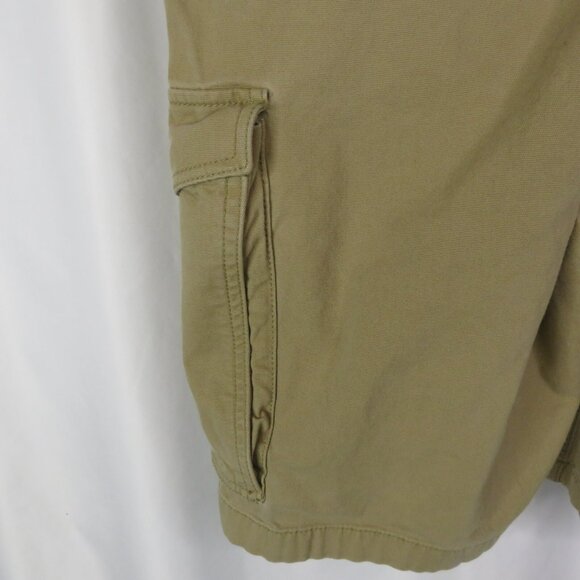 Carhartt Cargo Shorts Mens 36x10 Relaxed Fit Dark Khaki Canvas Pockets - Picture 5 of 10